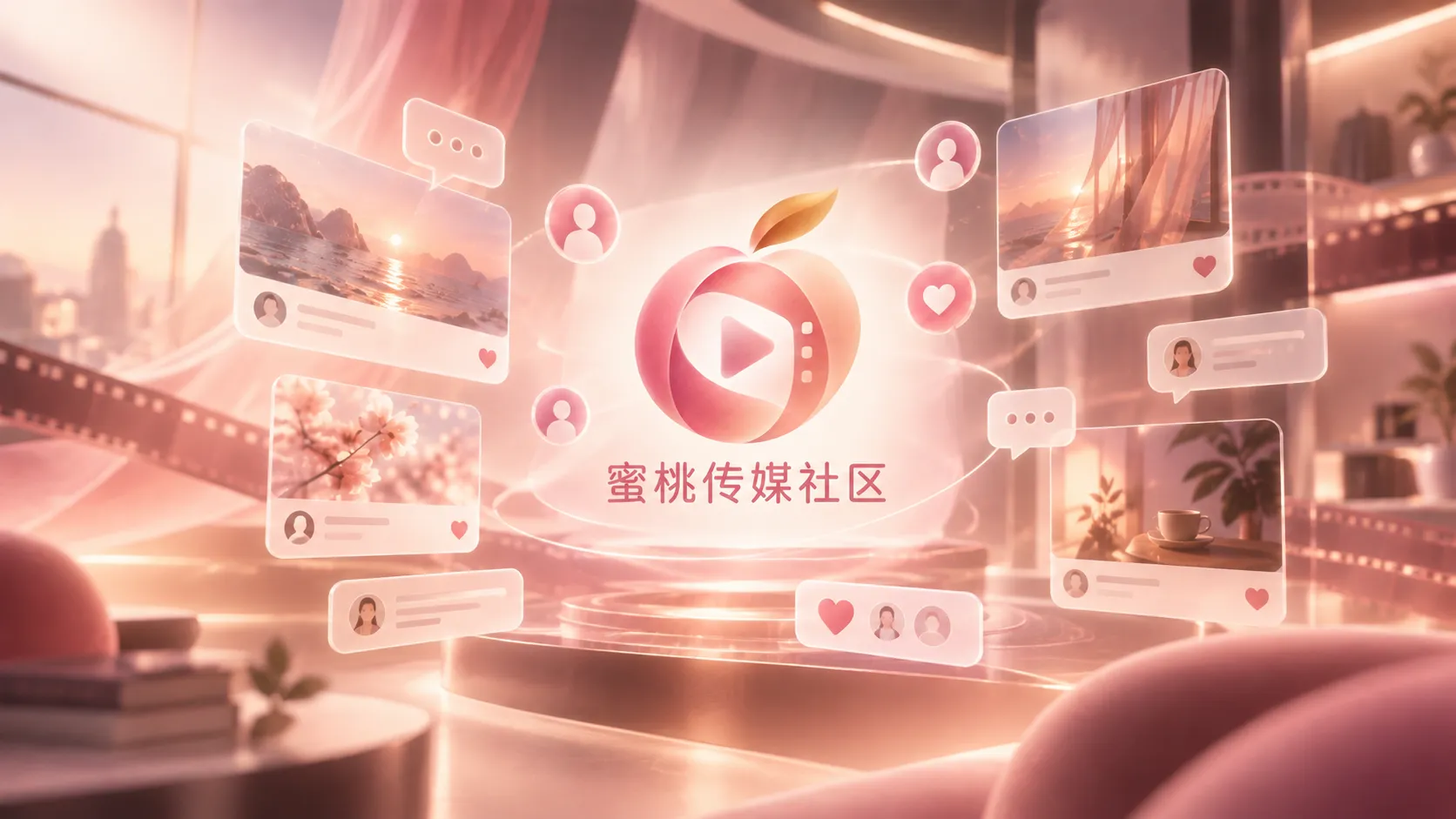 蜜桃传媒社区与互动内容说明